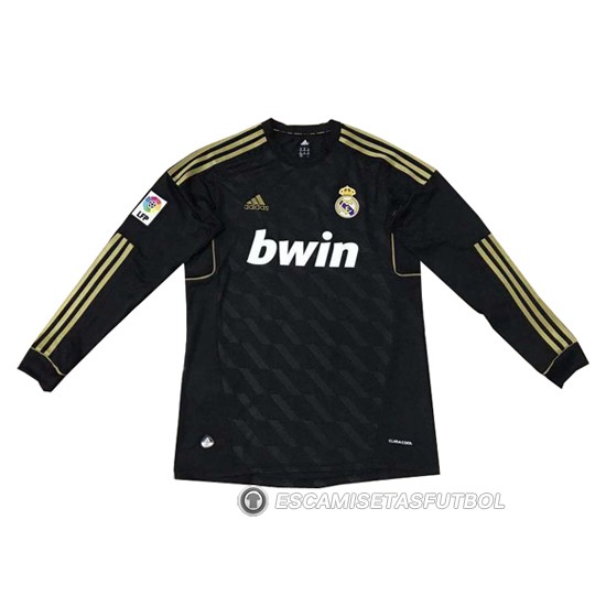 Camiseta Real Madrid 2ª Manga Larga Retro 2012 - Haga un click en la imagen para cerrar
